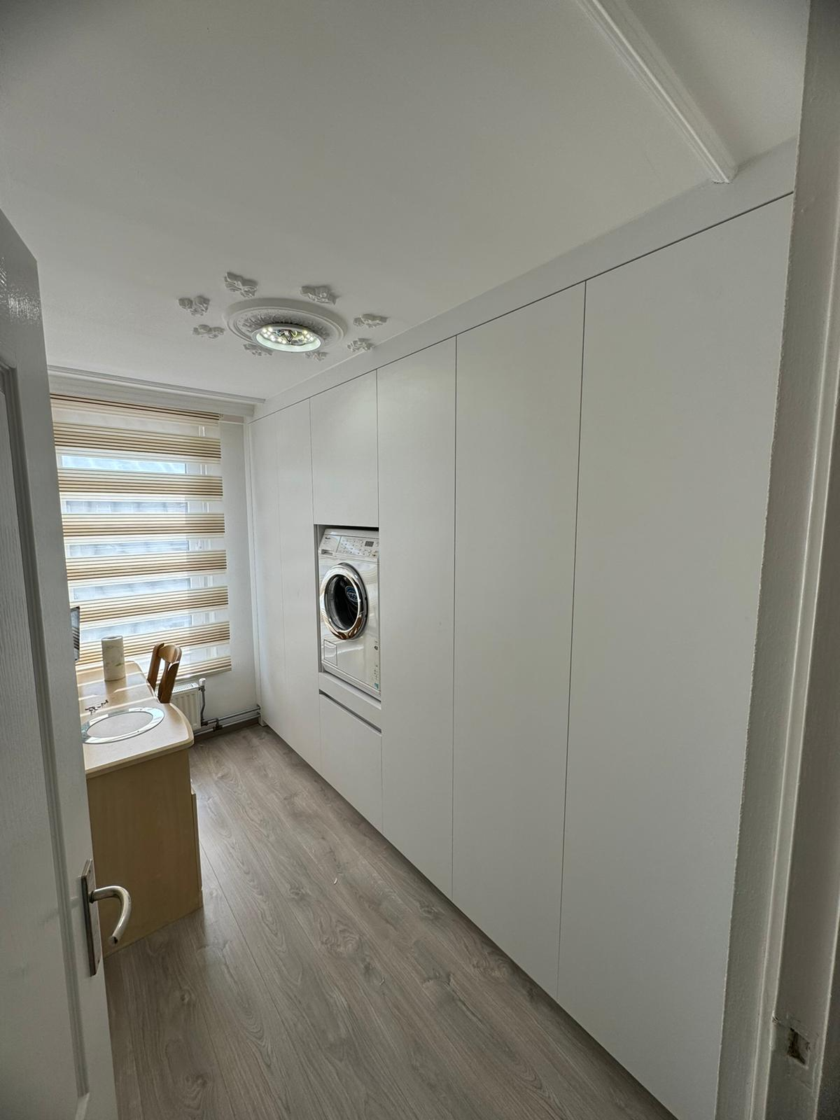 Wasmachinekast duurzame materialen